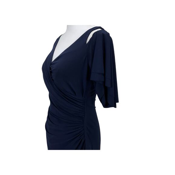 Lauren Ralph Lauren Cold Shoulder Gown β Holiday Elegance (Size 8) - Picture 5 of 9